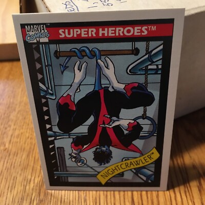 1990 Impel Marvel Universe Series 1.# 38 NIGHTCRAWLER SUPER HERO