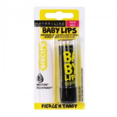 Maybelline Baby Lips Lip Balm Fierce & Tangy - 8hr Moisture - Carded