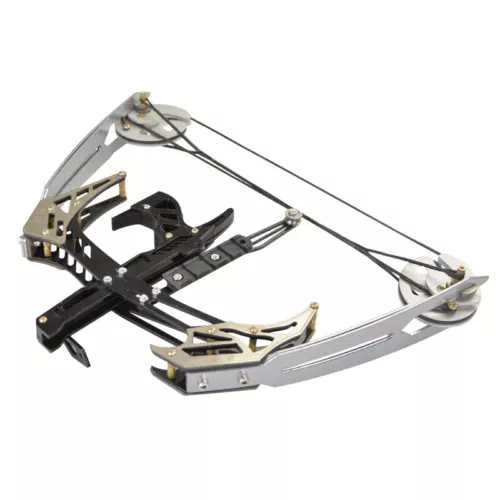 Archery Hunting 25lbs MINI Triangle Fishing Compound Bow Kit Arrows Right Hand - Picture 7 of 15