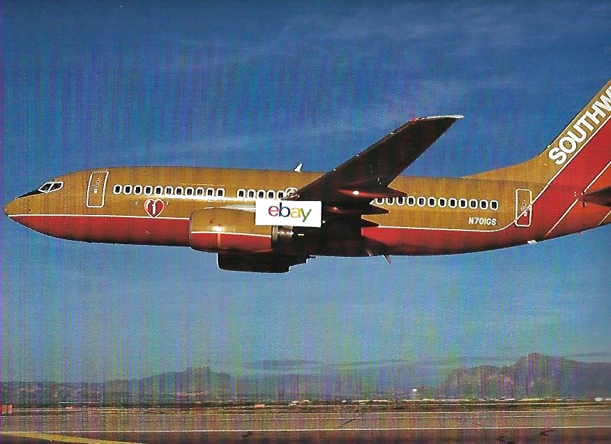 SOUTHWEST AIRLINES 737-7-H4 #N701GS PICTURE AIRLINERS CALENDAR