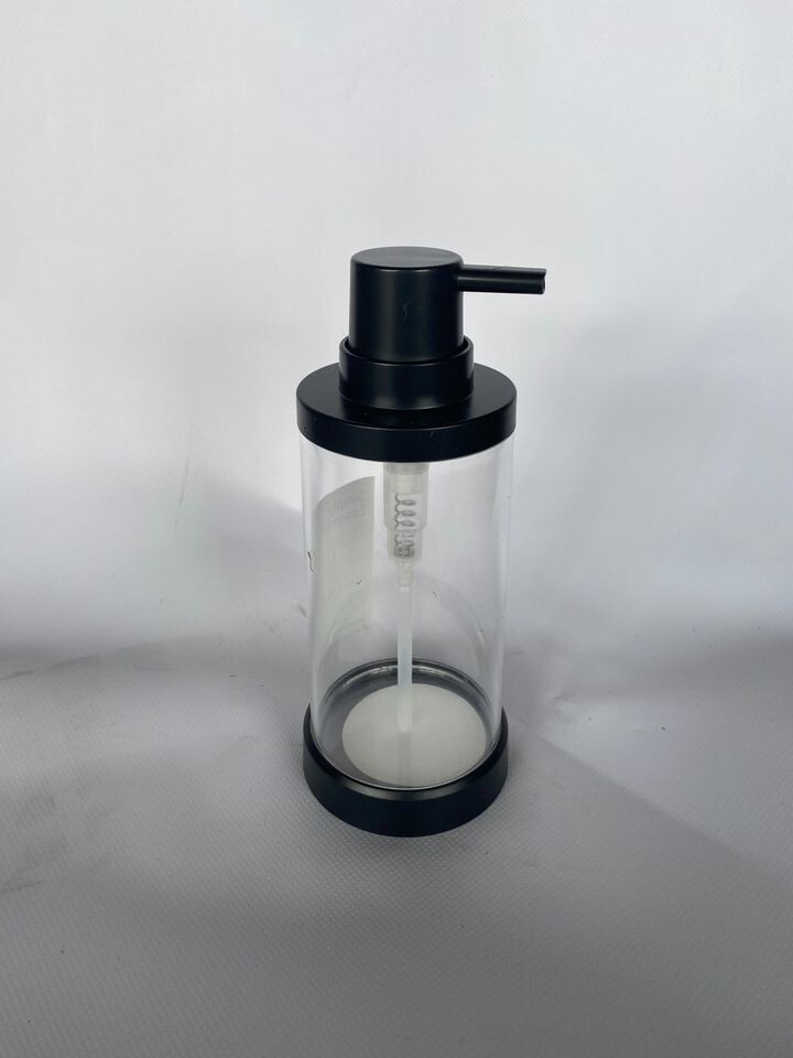 Two BOXES OF 6, Simply Essential Black & Clear Soap Pump 12 TOTAL