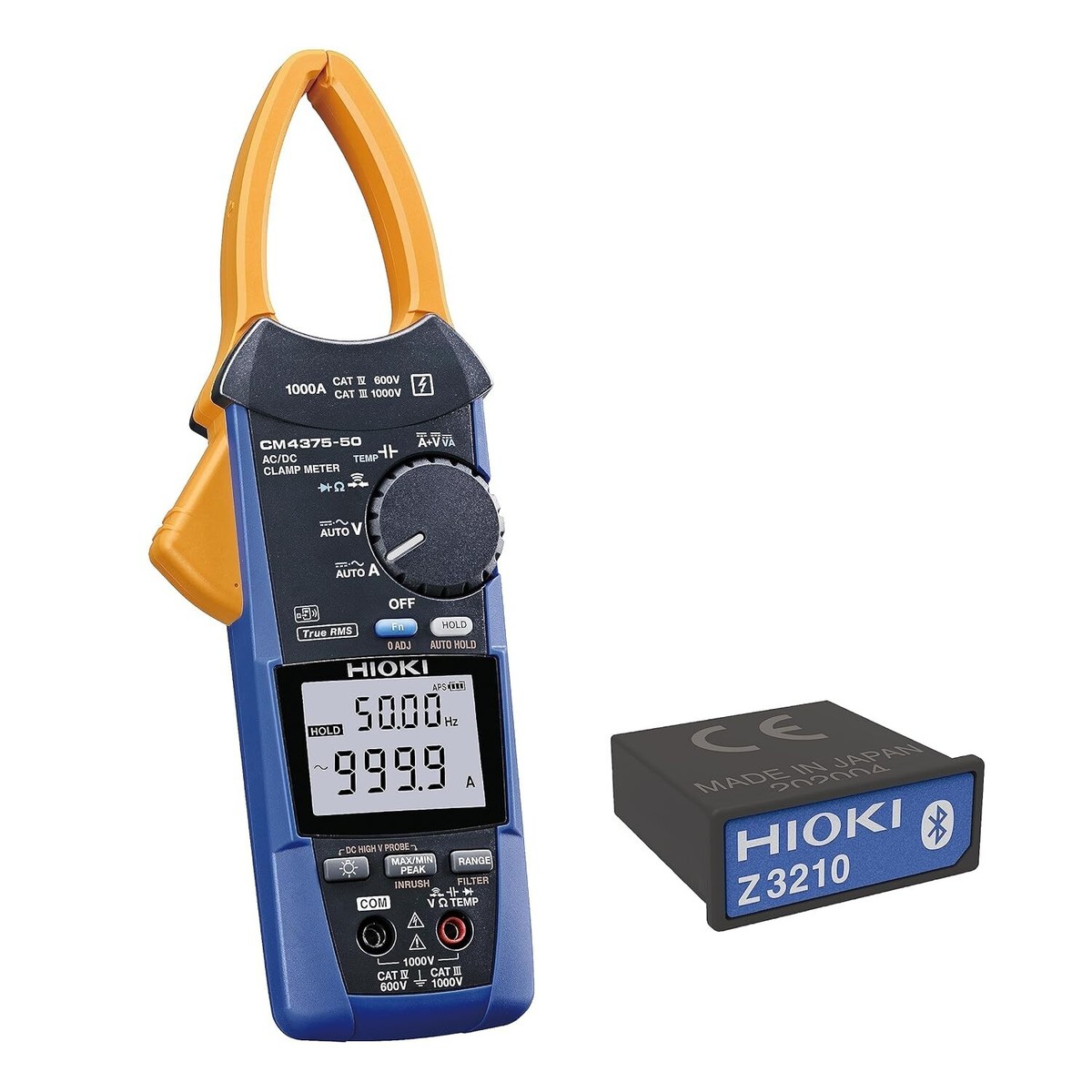 Hioki CM4375-90 True RMS 1000 A AC/DC Clamp Meter with Wireless