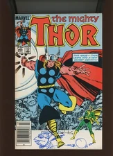 (1986) Thor #365: KEY! NEWSSTAND! SIGNED & REMARKED BY WALTER SIMONSON (7.0/7.5)