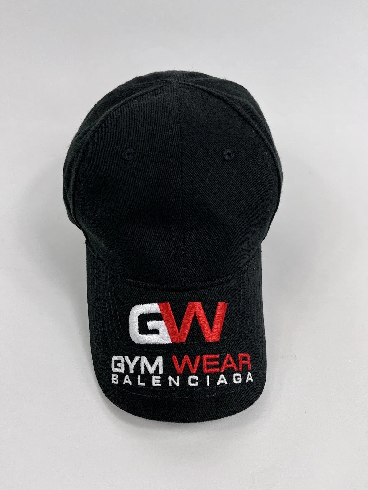 BALENCIAGA GYM WEAR EMBROIDERED LOGO CAP SIZE: L