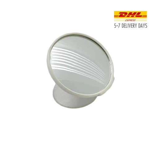 Small Round Mirror Blind Spot Rearview Mirror Universal Car Accessories White