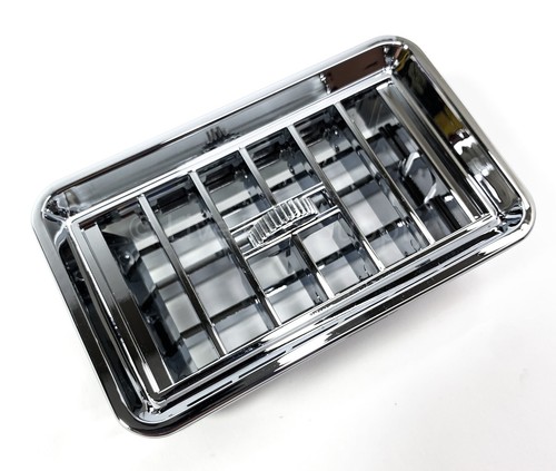 Driver Side Chrome Crossed A/C Heater Vent 1989-2009 Freightliner FLD & Classic - Picture 1 of 4