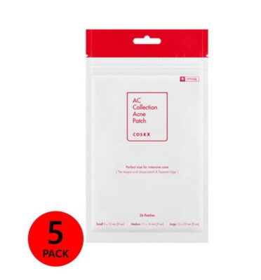 COSRX AC Collection Acne Patch - 26 Patches × 5 Packs - Hydrocolloid Spot Treat