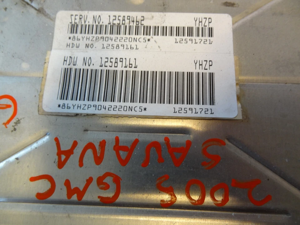 12589462 05 06 07 Silverado Sierra Express Savana Transmission Control Module Foto 2 de 4