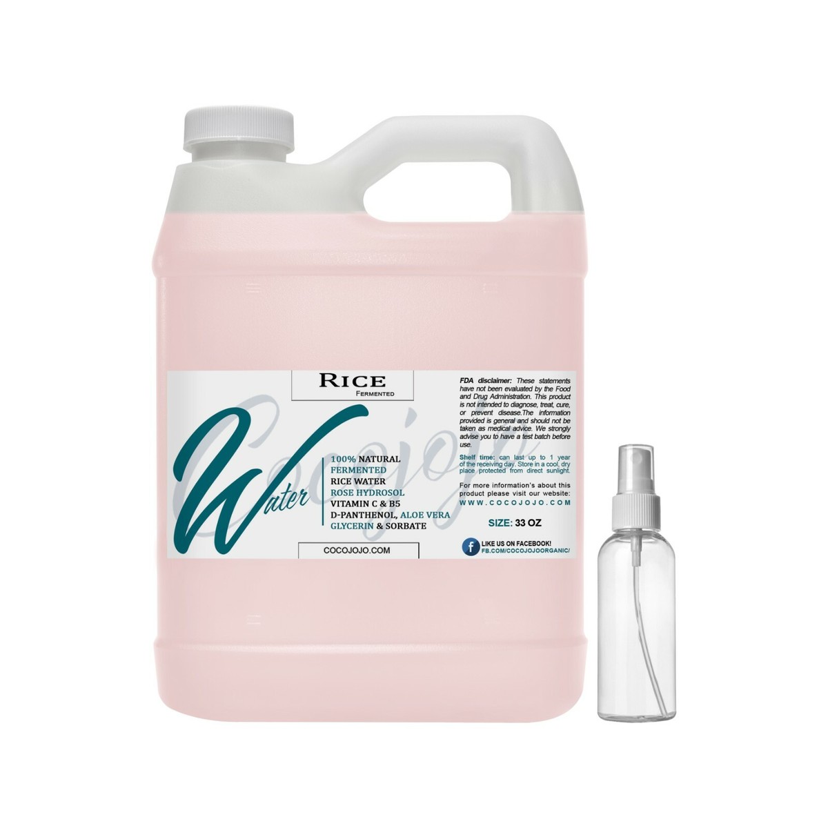 Rice water hair growth mix bulk conditioner mist spray fermented locs scalp  aloe | eBay