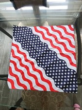 USA American Flag Bandana Cotton Durag 21X21 Hankerchief July 4th
