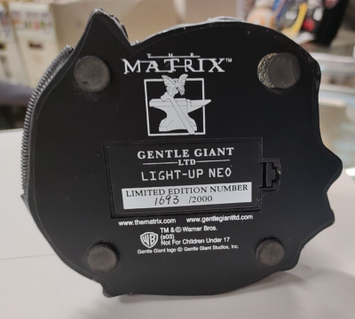 GENTLE GIANT LIGHT-UP NEO BUST Matrix Limited Edition Numbered