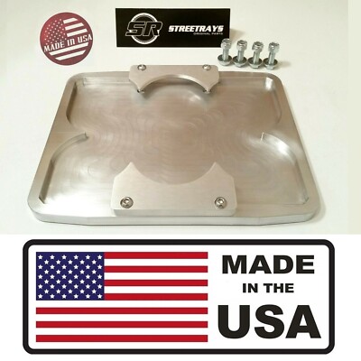 [SR] 75/35 Billet Optima Battery Bottom Clamp Tray Bracket Marine Boat Audio