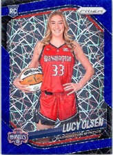 2025 Panini Prizm WNBA #145 Lucy Olsen Blue Velocity Prizms