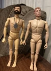 2 GI JOE 1964 early edition Red painted hair/flocked Hair Beard Accessories🔥