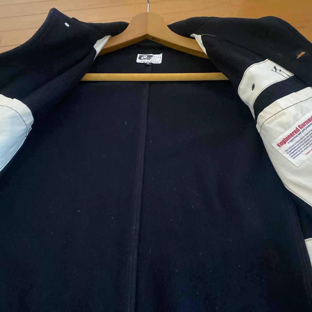 Engineered Garments Navy Wool Coverall S Made in … - image 9