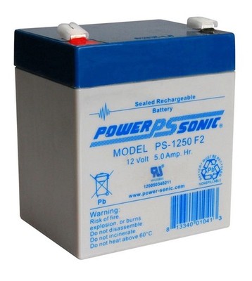 Power-Sonic PS-1250F23-PS-1250F2 12V 5AH Battery for Black  Decker Storm Station