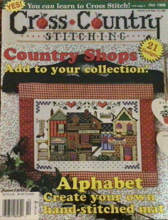 Vintage Cross Country Stitching Magazine October 1998..