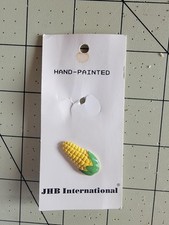 Corn Button 🌽 on original Store Card. Backmarked JHB. NbS Size Medium
