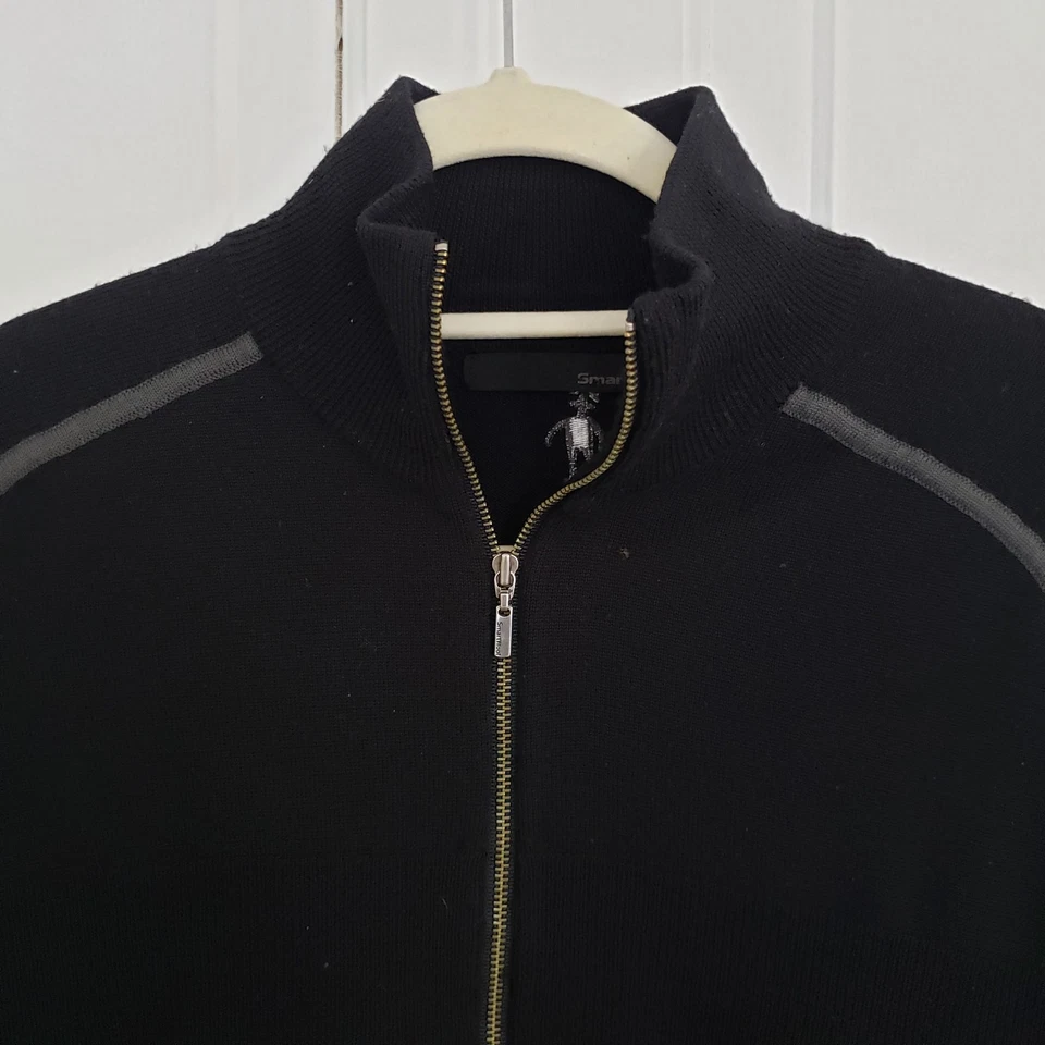 Suéter Smartwool Para Hombres 1/4 Cremallera Lana Merino Capa Base Grande Aire Libre Esquí Trabajo Foto 2 de 4