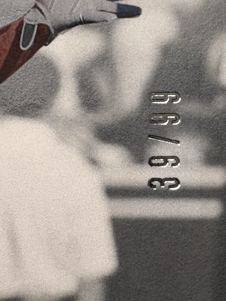 🔥🔥 2006 Fleer Ultra Rookie Platinum Vernon Davis (RC)  #39/99 Maryland Terps - Image 2 of 3