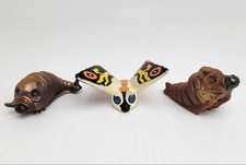 Mothra 2003 Mothra Larva 1.5" Finger Puppet SD Mini Set Bandai Godzilla