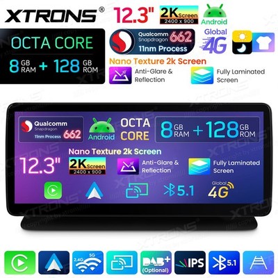 12,3'' Android 14 Autoradio Für Mercedes C218 X218 NTG4.0 GPS Navi 8-Kern 8+128GB