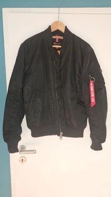 Alpha Industries MA-1 VF 59, Bomberjacke,  L, Schwarz, Top! - Bild 1 von 4