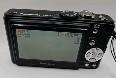 Panasonic LUMIX DMC-LX2 10.2MP Digital Camera - Black for sale