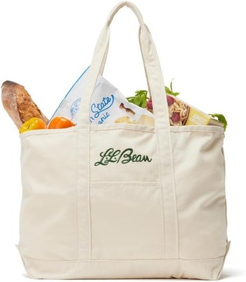 LL Bean] Grocery Tote with Long Handle Free Size Classic Logo