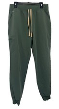 FIGS Women's Zamora Jogger Scrub Pants Olive Green L/T PO 5315