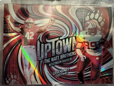TJ Watt JJ Watt Brothers Legendary Custom Card Wisconsin Badgers Steelers Texan