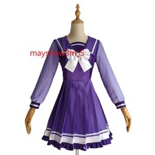 Anime Pretty Derby Cosplay Mejiro McQueen Uniform Holloween Girls Dress Costume