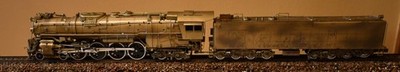 H0 Messing Handarbeit, United Scale Models, Northern 2 D2  , Santa Fe,  OVP