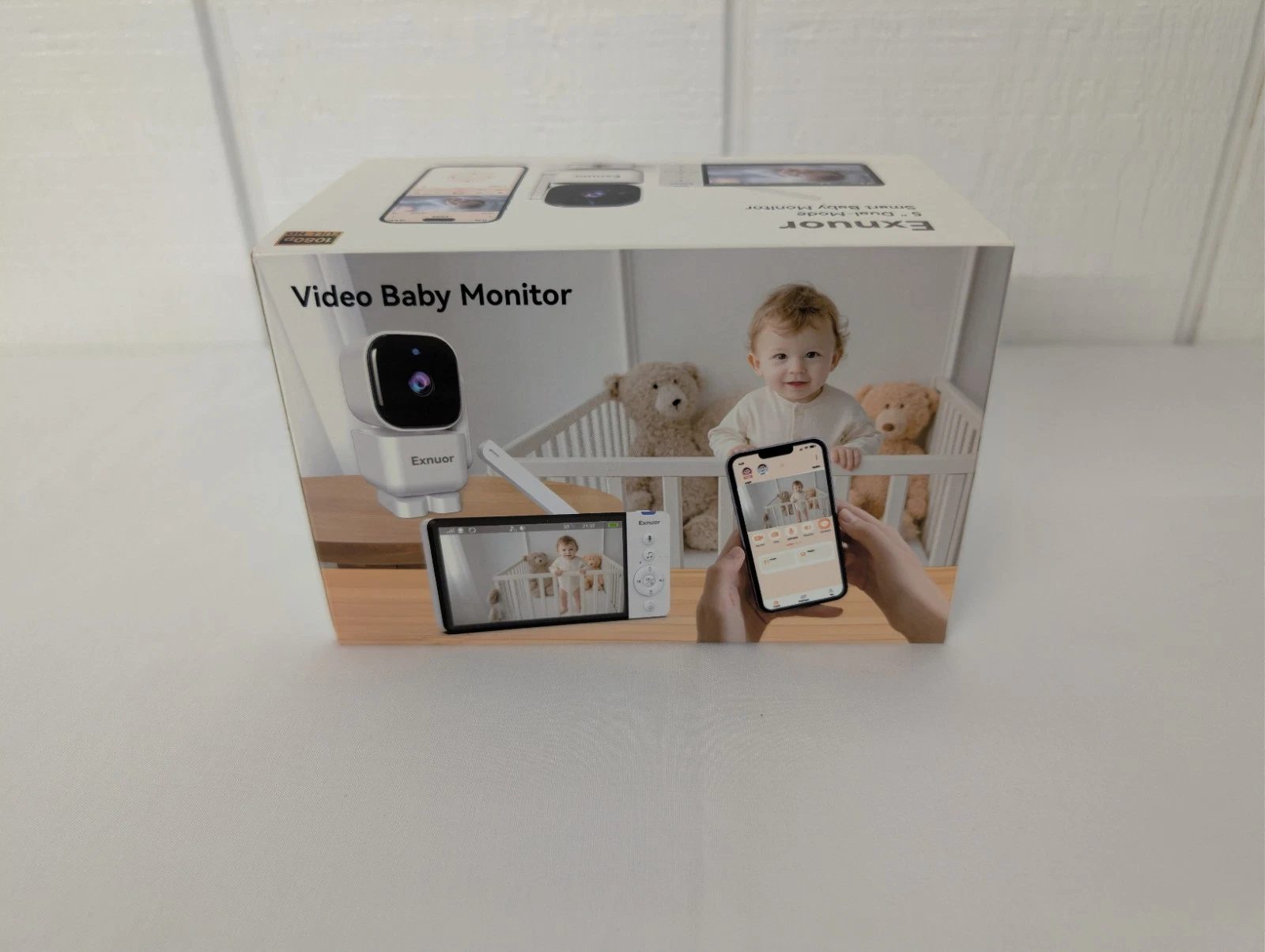 EXNOUR Baby Monitor, 4.3" Video Baby Monitor with 1080P Camera
Opens in a new window or tab