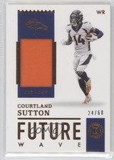 2020 Panini Encased Future Wave Materials 24/60 Courtland Sutton #FW-4 0k20