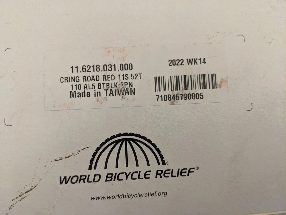 SRAM Red Outer Chainring - 52T, 110 BCD, 5-Bolt - 11-Speed, Black - Image 4 of 4