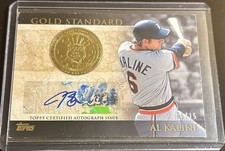2012 Topps Gold Standard Al Kaline 1500 RBI Club w/Justin Blackmon Auto /15 RARE