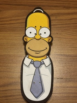 The Simpsons Tech Deck Santa Cruz Homer Simpson 10.5  Board Skateboard Rare READ