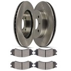 Front Solid Vented Brake Pads + Rotors For 1993 - 2002 SATURN SC2 SC1 250mm