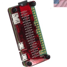 Transparent Red Acrylic Protector Case for Raspberry Pi Zero - Stylish  Secure