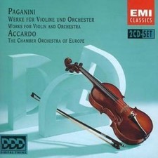 Paganini Works for Violin and Orchestra Variations Venezia Moto Perpetuo Dona CD