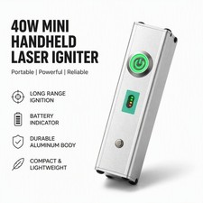 2026 New LY-40W Mini Handheld Laser Mosquito Fly Killer Remote Igniter Silver