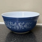 Vintage Pyrex #403 Colonial Mist Vintage Mixing Bowl Blue 2.5 QT