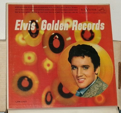Elvis Presley   Elvis' Golden Records - 1962 Mono Vinyl LP Record Album