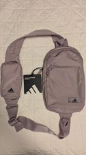 adidas Essentials 2 Sling Crossbody Bag Black Adjustable Strap Zippered Pocket