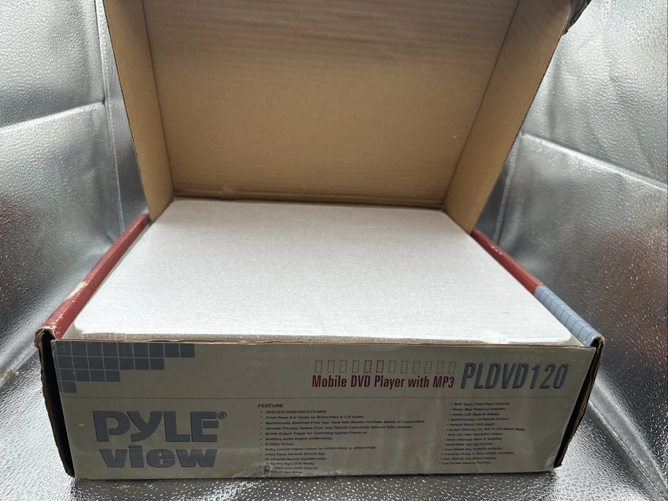 Pyle PLDVD120 DVD player In-Dash Mobile Multimedia Disc Player MP3 Playback new - Image 2 of 4