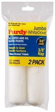 PURDY ROLLER JUMBO WHITE DOVE 6.5X3/8 INCH 2PK