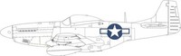 Eduard Accessories CX664 - 1:72 P-51D Us National Insignia - Neu