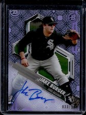 2018 Bowman High Tek Jake Burger Prospects Auto Purple Diffractor #/150