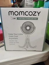 Momcozy Portable Stroller Fan Flexible Tripod 8000mAh Battery Pink